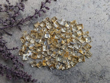 Load image into Gallery viewer, Citrine Square Facets - 5mm
