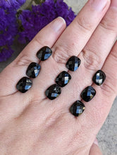 Load image into Gallery viewer, Black Onyx Rose Cut Rectangle Facets - 8x10mm
