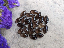 Load image into Gallery viewer, Smoky Quartz Marquise Cabochons - 9x17mm
