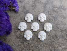 Load image into Gallery viewer, Bone Skull Cabochons (Drilled) - Small
