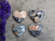 Maligano Jasper Heart Cabochons