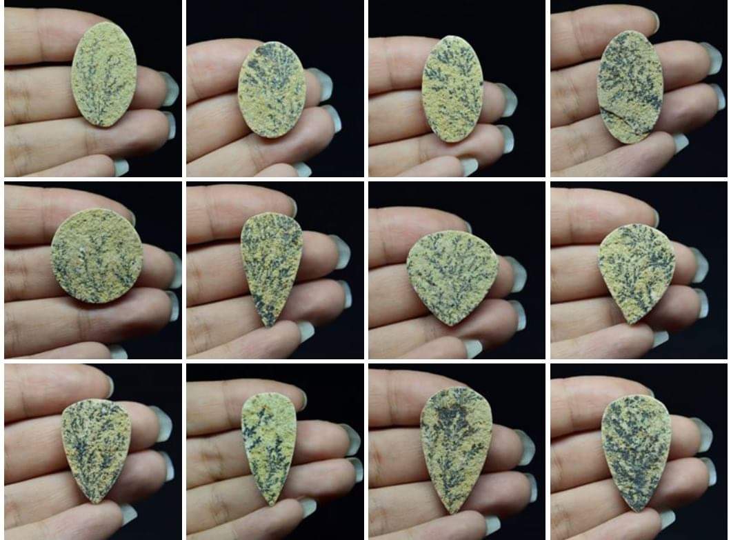 German Psilomelane Dendrite Cabochons