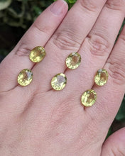 Load image into Gallery viewer, Lemon Quartz Oval Facets - 8x10mm
