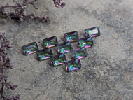Mystic Quartz Octagon Facets - 4x6mm