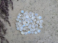 Moonstone Round Facets - 6mm