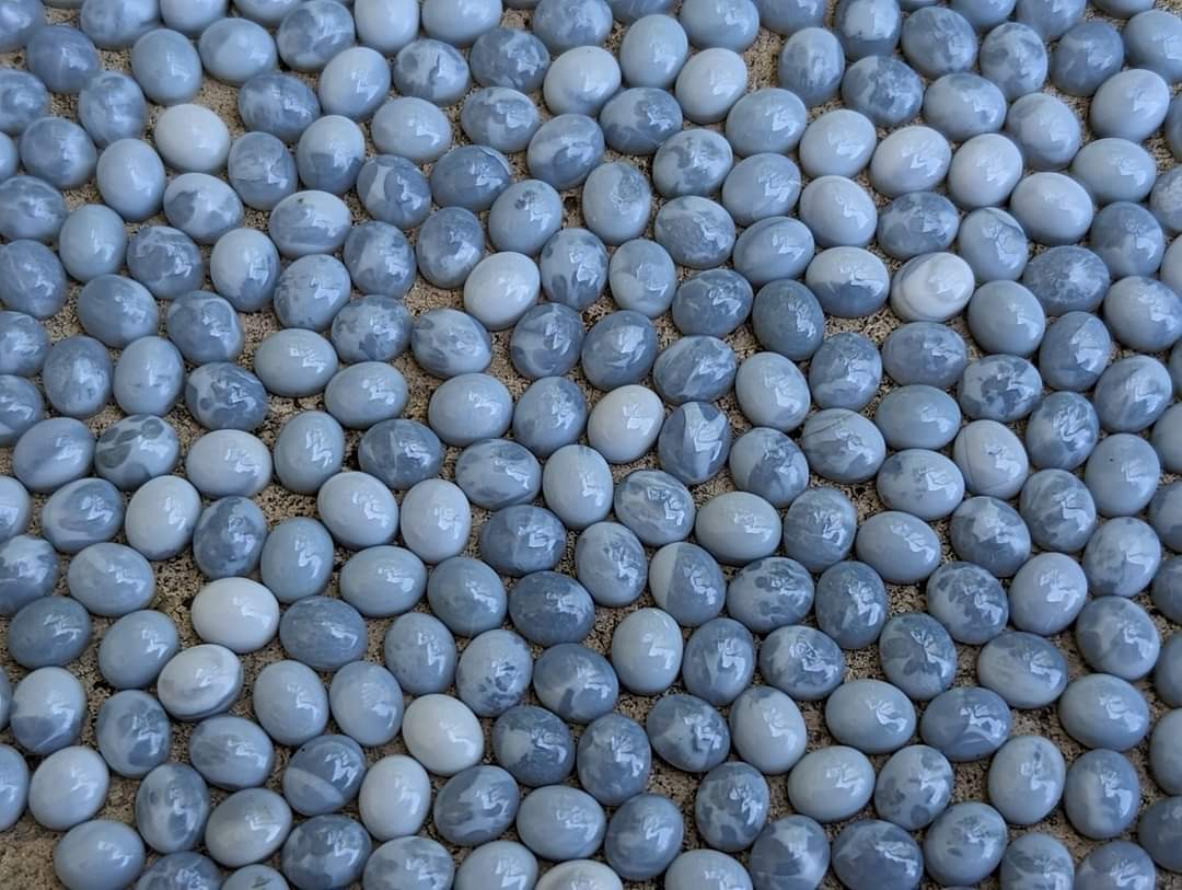 Blue Owyhee Opal Oval Cabochons - 4x5mm