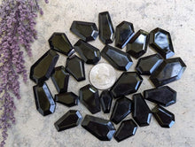 Load image into Gallery viewer, Black Onyx Coffin Cabochons
