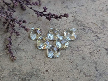 Load image into Gallery viewer, Prasiolite (Green Amethyst) Rose Cut Cushion Facets - 7mm
