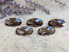 Load image into Gallery viewer, Smoky Quartz Oval Rose Cut Facets - 7x14mm
