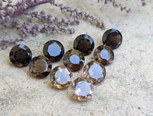 Load image into Gallery viewer, Smoky Quartz Round Facets - 10mm
