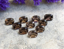 Load image into Gallery viewer, Smoky Quartz Cushion Rectangle Facets - 6x8mm
