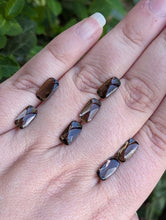 Load image into Gallery viewer, Smoky Quartz Domed Baguette Rectangle Facets - 5x10mm
