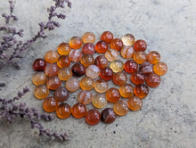 Load image into Gallery viewer, Carnelian Round Cabochons - 6mm
