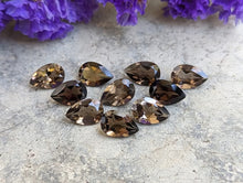 Load image into Gallery viewer, Smoky Quartz Teardrop Facets - 6x8mm
