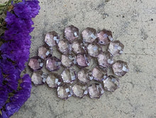 Load image into Gallery viewer, Pink Amethyst Rose Cut Hexagons - 10mm
