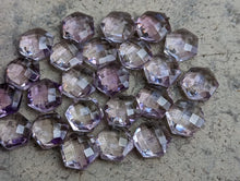 Load image into Gallery viewer, Pink Amethyst Rose Cut Hexagons - 10mm
