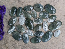 Load image into Gallery viewer, Moss Agate Oval Cabochons
