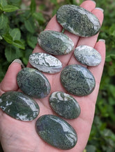 Load image into Gallery viewer, Moss Agate Oval Cabochons
