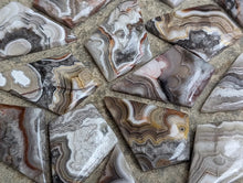 Load image into Gallery viewer, Mexican Crazy Lace Agate Kite Cabochons
