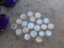 Load image into Gallery viewer, Mother of Pearl Round Starburst Cabochons - 10mm
