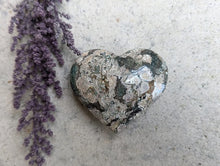 Load image into Gallery viewer, Firework Agate Puffy Heart
