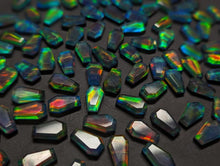 Load image into Gallery viewer, Aurora Opal Coffin Cabochons
