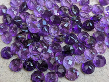 Load image into Gallery viewer, Amethyst Round Rose Cut Facets - 7mm
