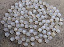 Load image into Gallery viewer, White Moonstone Round Cabochons - 5mm
