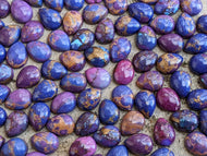 Mohave Turquoise Teardrop Cabochons - 6x8mm