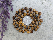 Load image into Gallery viewer, Tigers Eye Round Cabochons - 6mm
