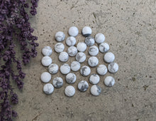 Load image into Gallery viewer, Howlite Round Cabochons - 6mm

