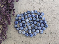 Blue Spot Jasper Round Cabochons - 6mm