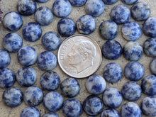 Load image into Gallery viewer, Blue Spot Jasper Round Cabochons - 8mm
