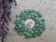 Load image into Gallery viewer, Green Aventurine Round Cabochons - 6mm
