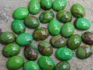 Mohave Turquoise Oval Cabochons - 6x8mm