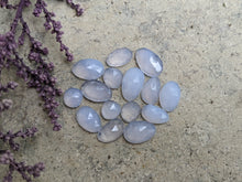 Load image into Gallery viewer, Chalcedony Rose Cut Cabochons
