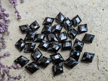 Load image into Gallery viewer, Black Spinel Diamond Rose Cuts - 8x10mm
