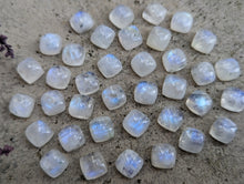 Load image into Gallery viewer, Moonstone Cushion (Square) Cabochons - 8mm
