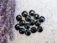 Black Spinel Cushion (Square) Rose Cuts - 10mm