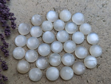 Load image into Gallery viewer, White Moonstone Round Cabochons - 9mm
