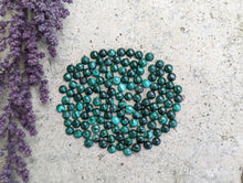 Load image into Gallery viewer, Malachite Round Cabochons - 4mm
