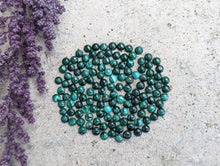 Load image into Gallery viewer, Malachite Round Cabochons - 4mm
