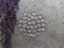 Load image into Gallery viewer, Rose Quartz Rose Cut Teardrop Cabochons - 6x9mm
