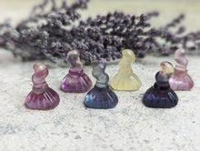 Load image into Gallery viewer, Fluorite Mini Carvings - Witch Brooms (Besoms)
