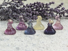 Load image into Gallery viewer, Fluorite Mini Carvings - Witch Brooms (Besoms)
