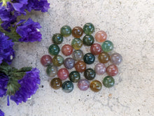 Load image into Gallery viewer, Indian Agate Round Cabochons - 8mm

