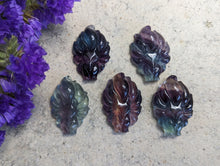 Load image into Gallery viewer, Fluorite Kitsune Fox Pendants - Small
