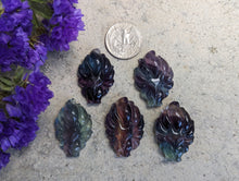 Load image into Gallery viewer, Fluorite Kitsune Fox Pendants - Small
