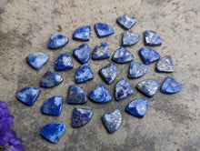 Load image into Gallery viewer, Lapis Lazuli Fancy Fan Cabochons
