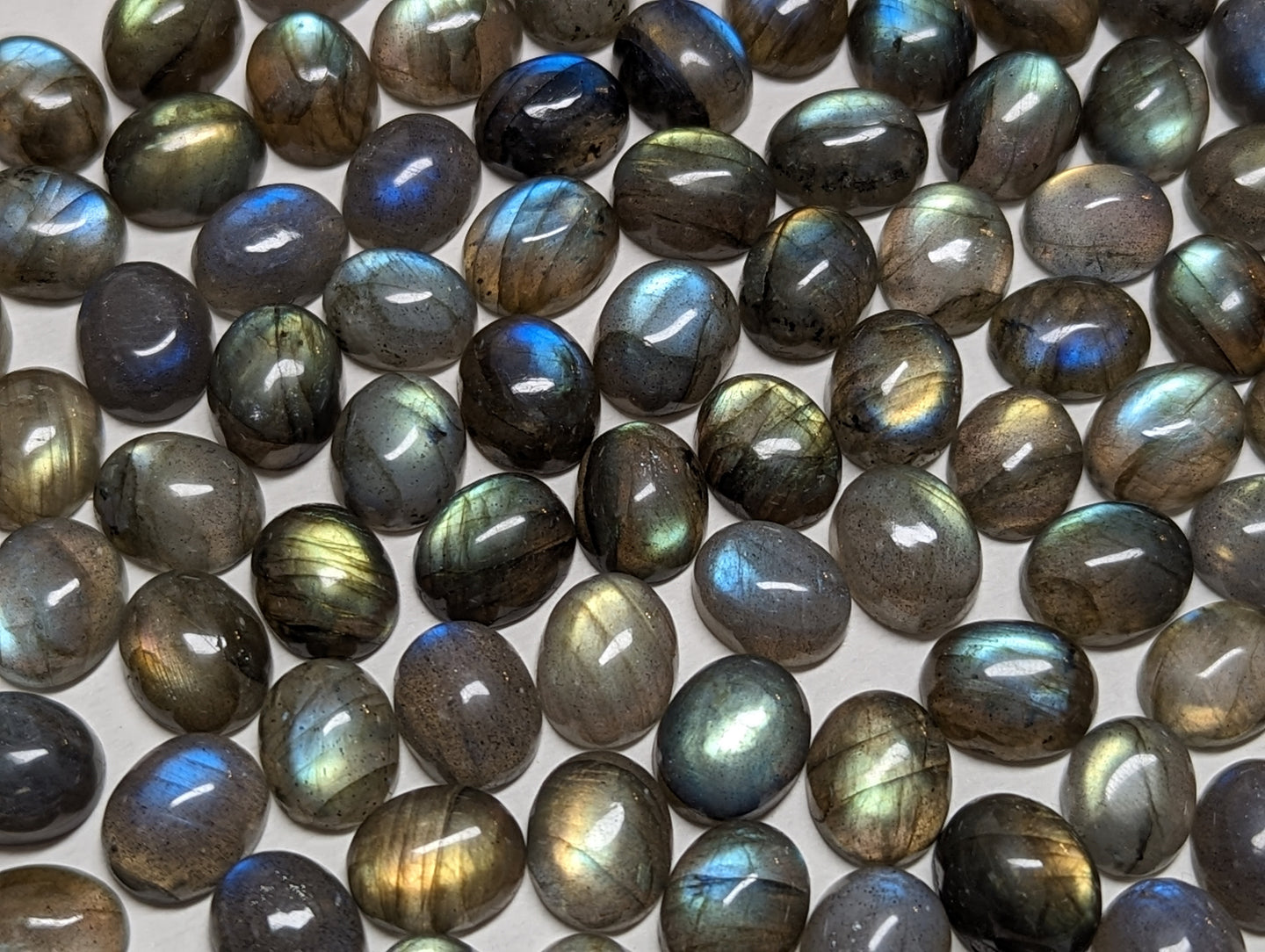 Labradorite Oval Cabochons - 9x11mm